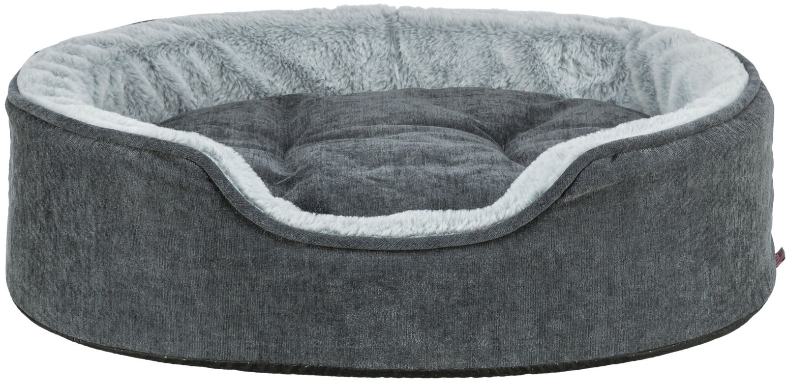 Vital Bett Lino Soft, oval, grau/hellgrau 83×67cm Vital Bett Lino Soft, oval, grau/hellgrau 83×67cm