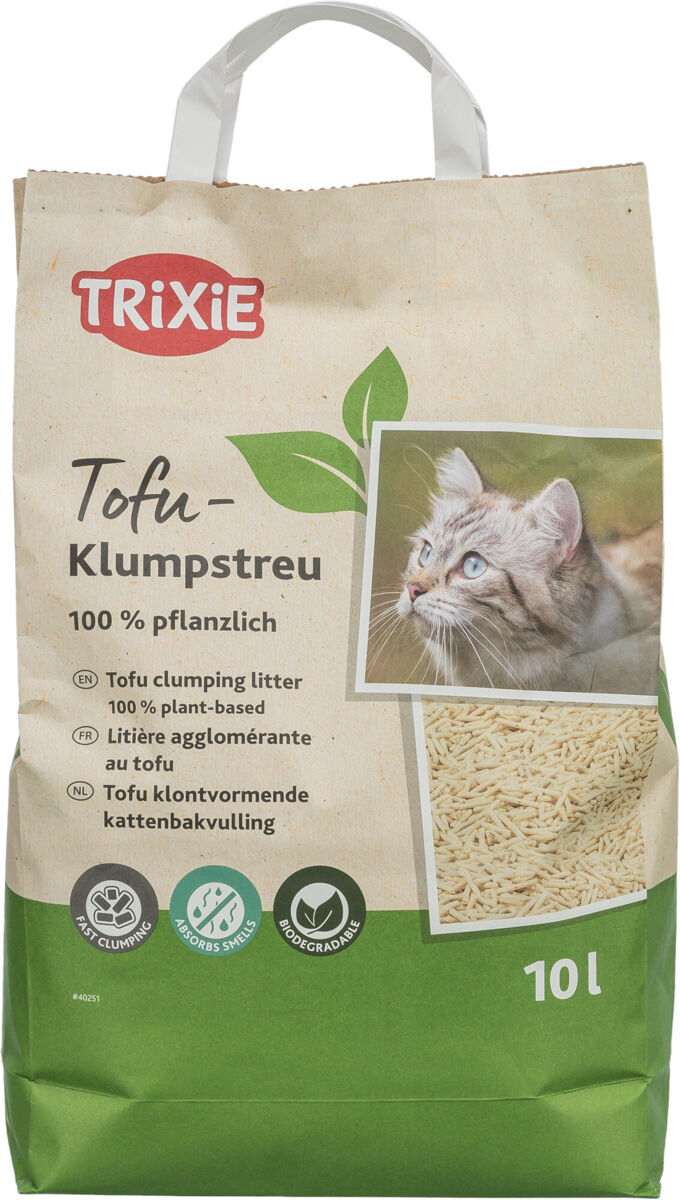 Litière pour chats au tofu 4,5 kg Litière pour chats au tofu 4,5 kg