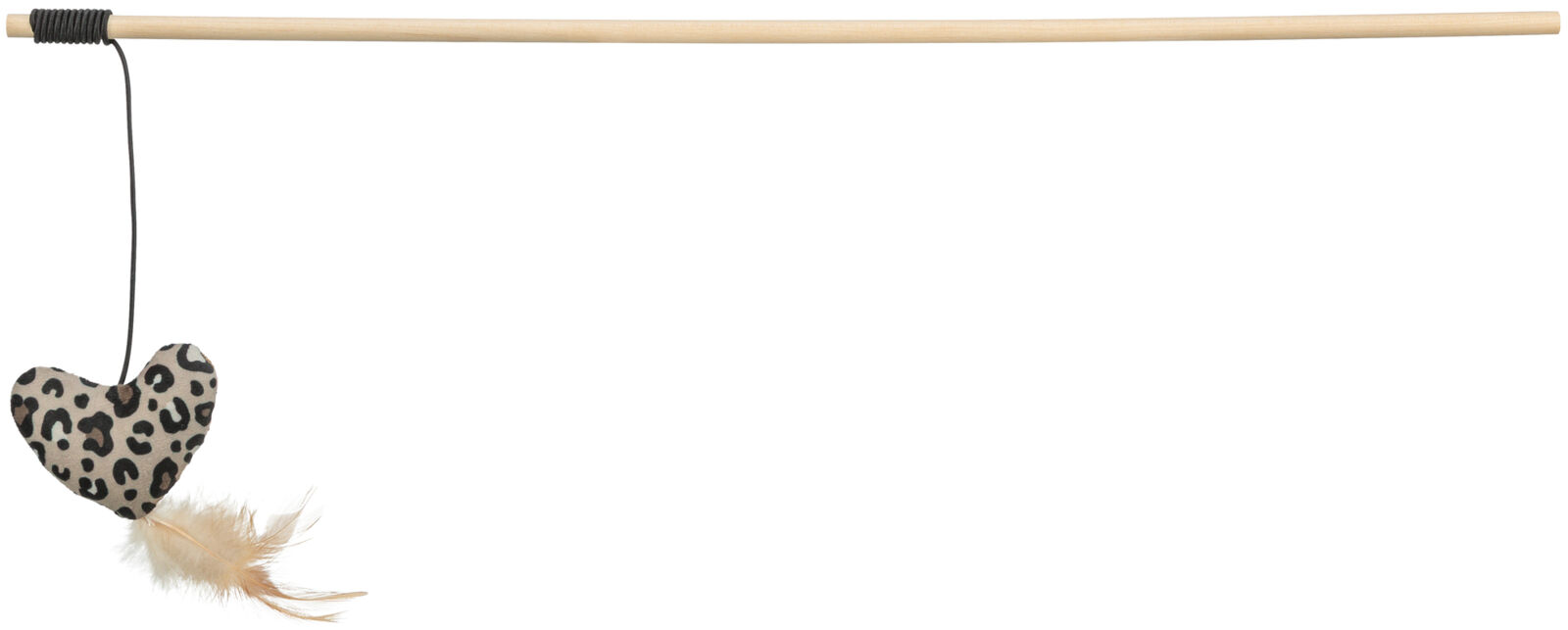 Spielangel Herz, Holz/Plüsch, Katzenminze, 50cm Spielangel Herz, Holz/Plüsch, Katzenminze, 50cm