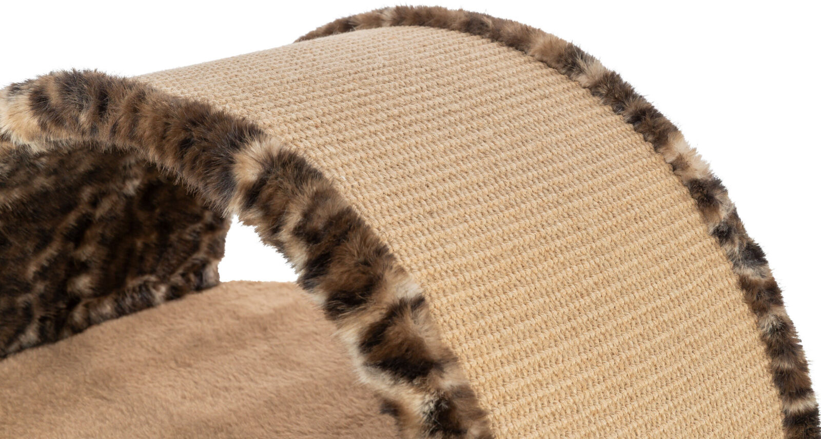 Arbre à chat Leo, angulaire, 85cm, brun Arbre à chat Leo, angulaire, 85cm, brun