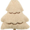 Xmas Arbre de Noël avec corde, peluche/corde, 38cm