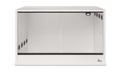 Terrarium en bois, 80x50x50cm, blanc