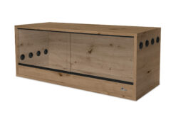 Terrarium en bois, 100x40x40cm, bois