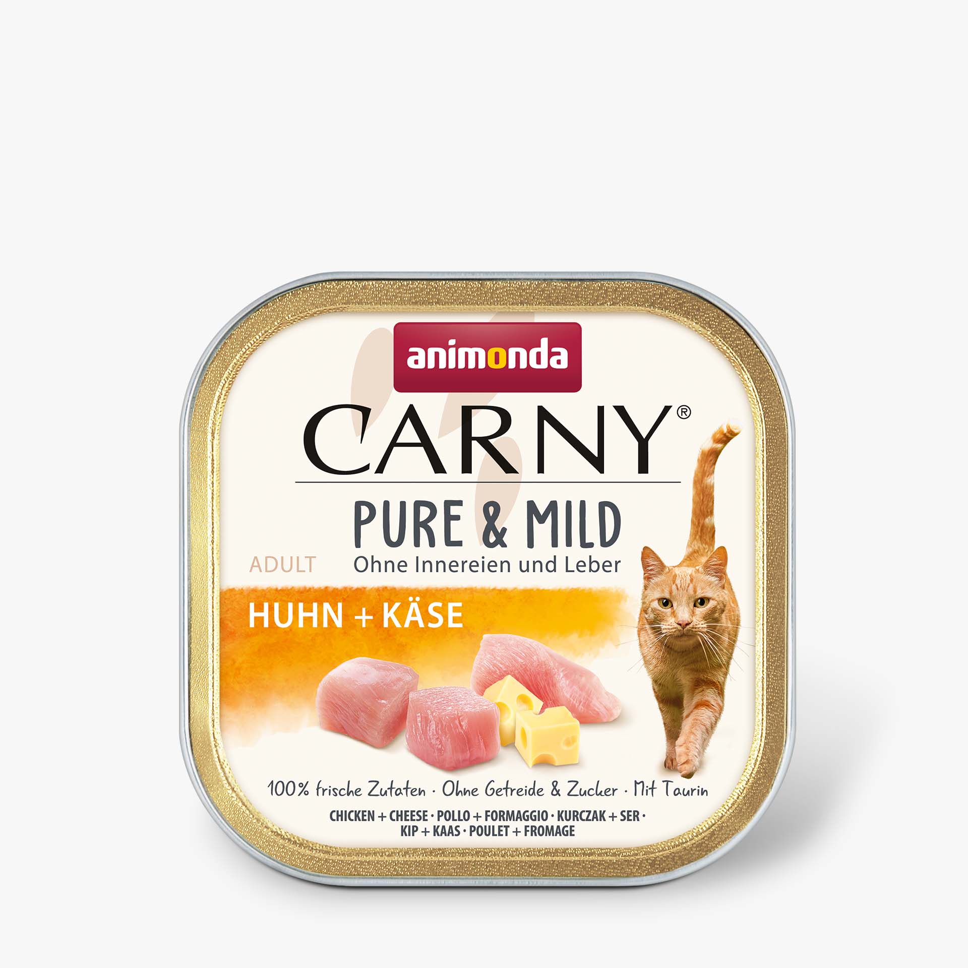 Animonda, Katze Ad. Carny Pure+Mild Huhn+Käse MHD 01/26 100g / VE 32 Animonda, Katze Ad. Carny Pure+Mild Huhn+Käse MHD 01/26 100g / VE 32