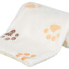 Couverture Lingo, 75x50cm, blanc/beige