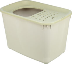 Alternative view of Katzentoilette Hop-In, 38 × 39 × 58 cm, grau/grün