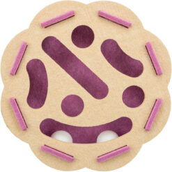 Alternative view of Whole'n'Roll Flower, Filz, ø 30 × 7,5 cm, beere