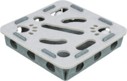 Whole'n'Roll Box, feutre, 30 × 7,5 cm, gris