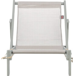 Alternative view of Strandstuhl, Holz, 33 × 37 × 51 cm, grau