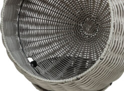 Alternative view of Höhle Amalia, Polyrattan, rund, ø 42 × 70 cm, grau