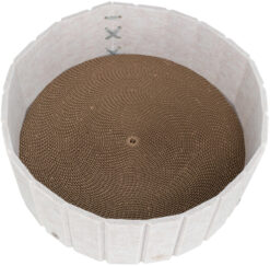 Alternative view of Kratzbett mit Filzrand, Katzenminze, ø 38 × 16 cm, creme