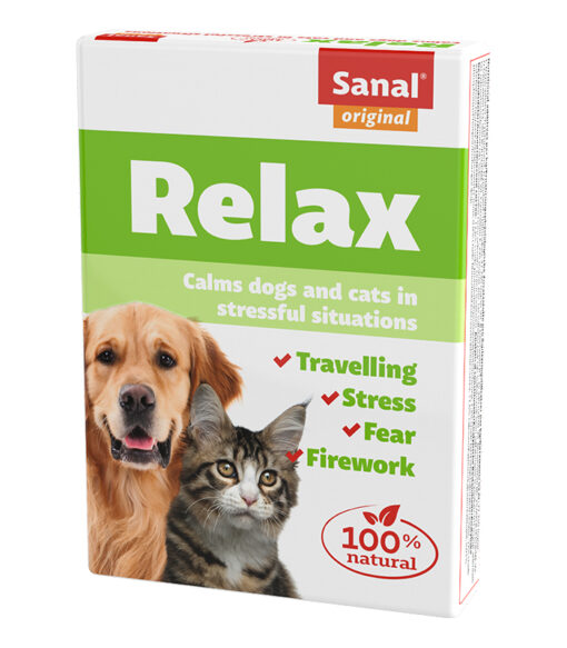 Sanal Relax anti-stress, dog+cat MHD 08/26 15T. Sanal Relax anti-stress, dog+cat MHD 08/26 15T.