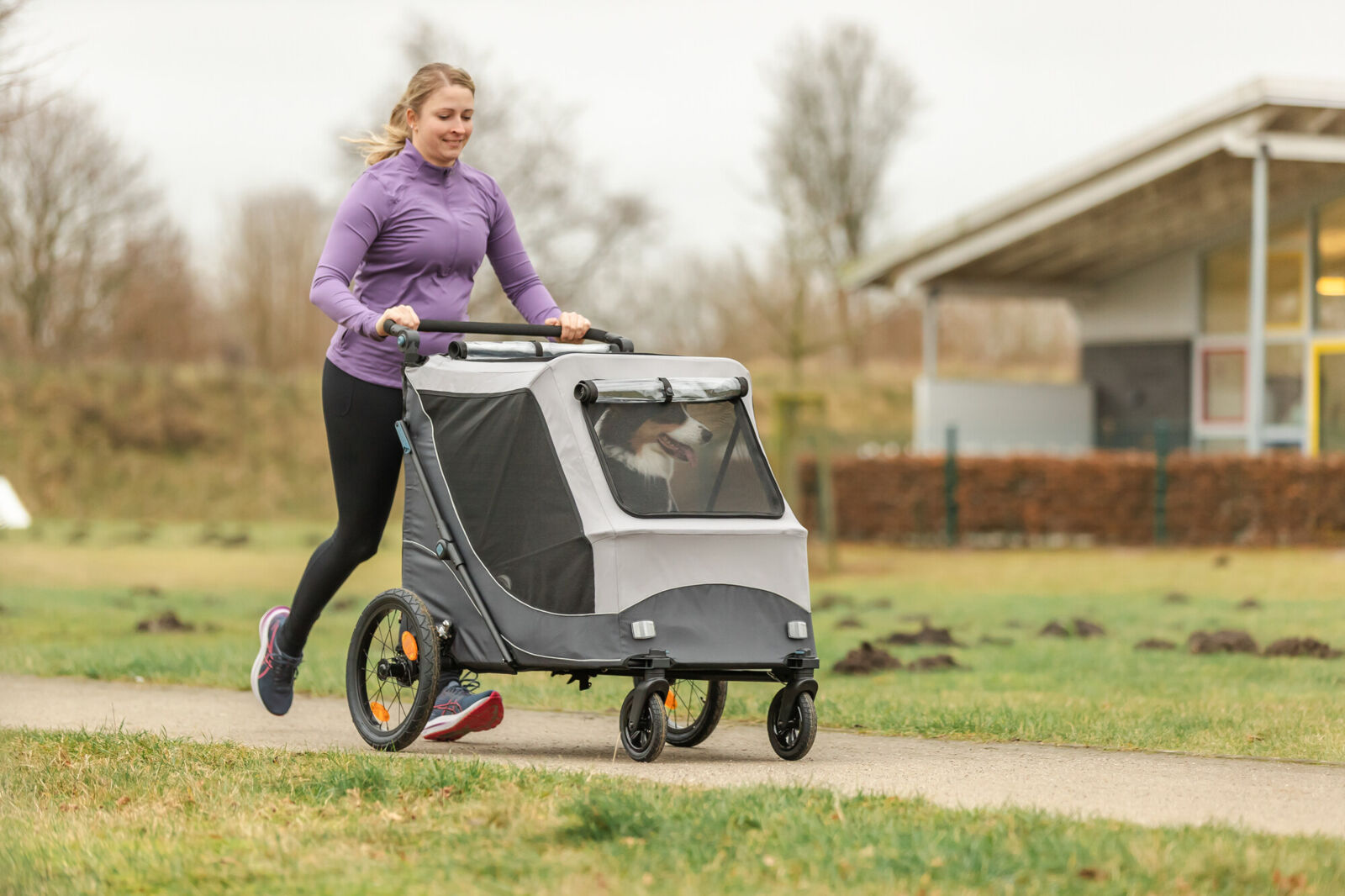 Fahrrad-Anhänger, Schnell-Falt-Funktion, XL: 87,5×97×93/150cm, grau Fahrrad-Anhänger, Schnell-Falt-Funktion, XL: 87,5×97×93/150cm, grau