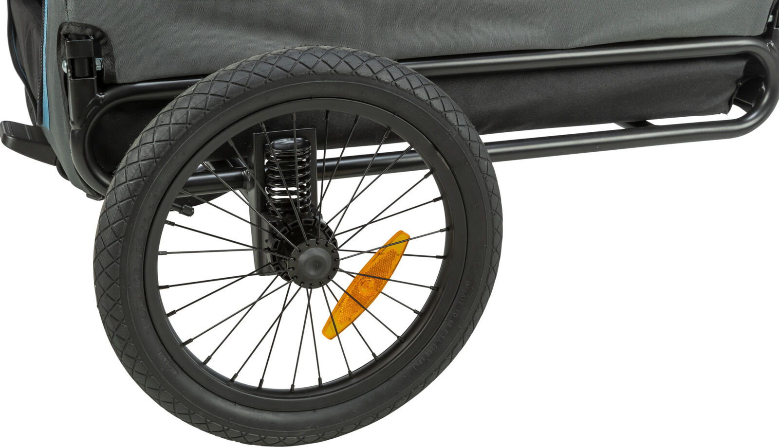 Fahrrad-Anhänger, blau/grau S: 70×88×88/131cm Fahrrad-Anhänger, blau/grau S: 70×88×88/131cm