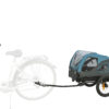 Remorque pour vélo, S: 70×88×88/131cm, bleu/gris