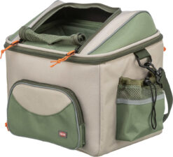 Panier à vélo pour guidon, polyester, 48×40×34cm, vert olive