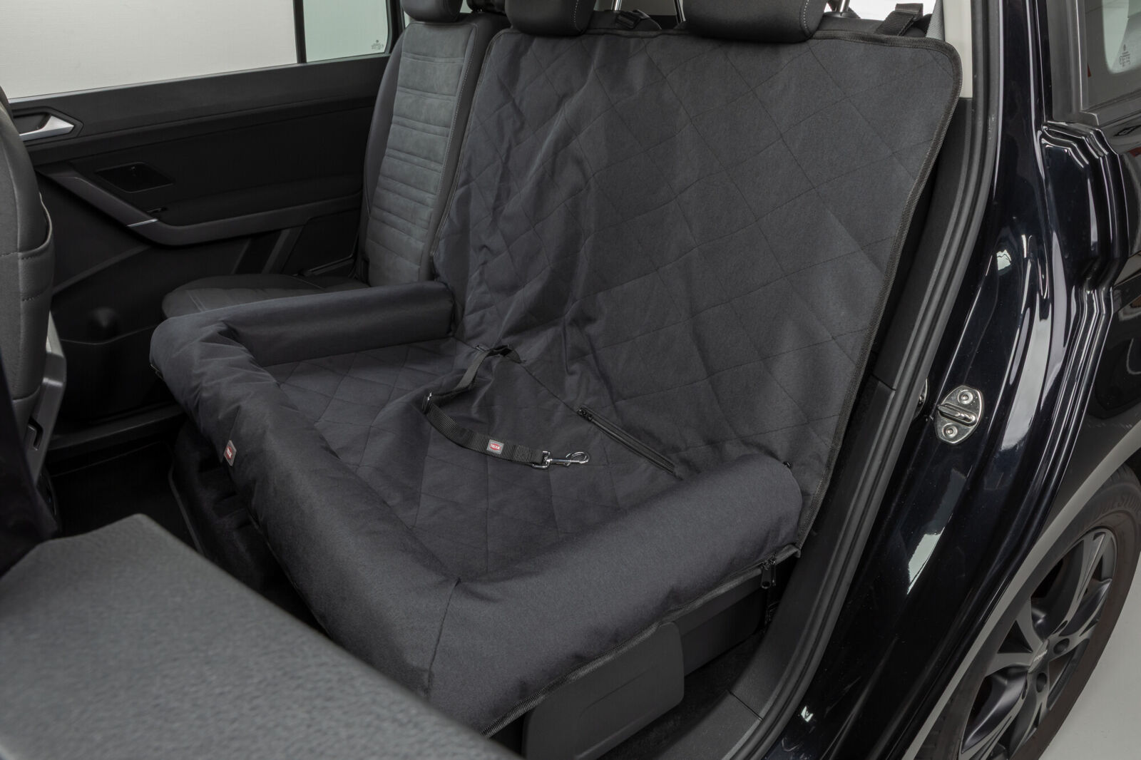 Autositz-Auflage, doppelt, 95×10×50cm, schwarz Autositz-Auflage, doppelt, 95×10×50cm, schwarz