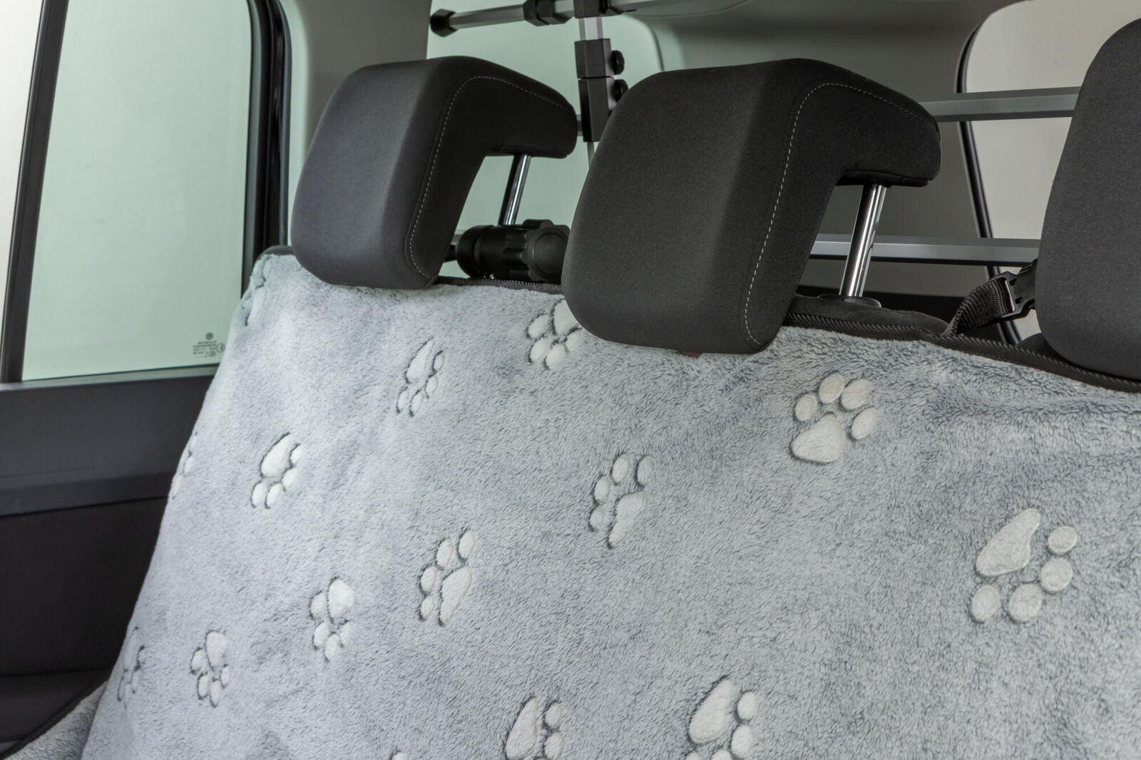 Couverture pour sièges de voiture, 1,4×1,45 m, gris/noir Couverture pour sièges de voiture, 1,4×1,45 m, gris/noir