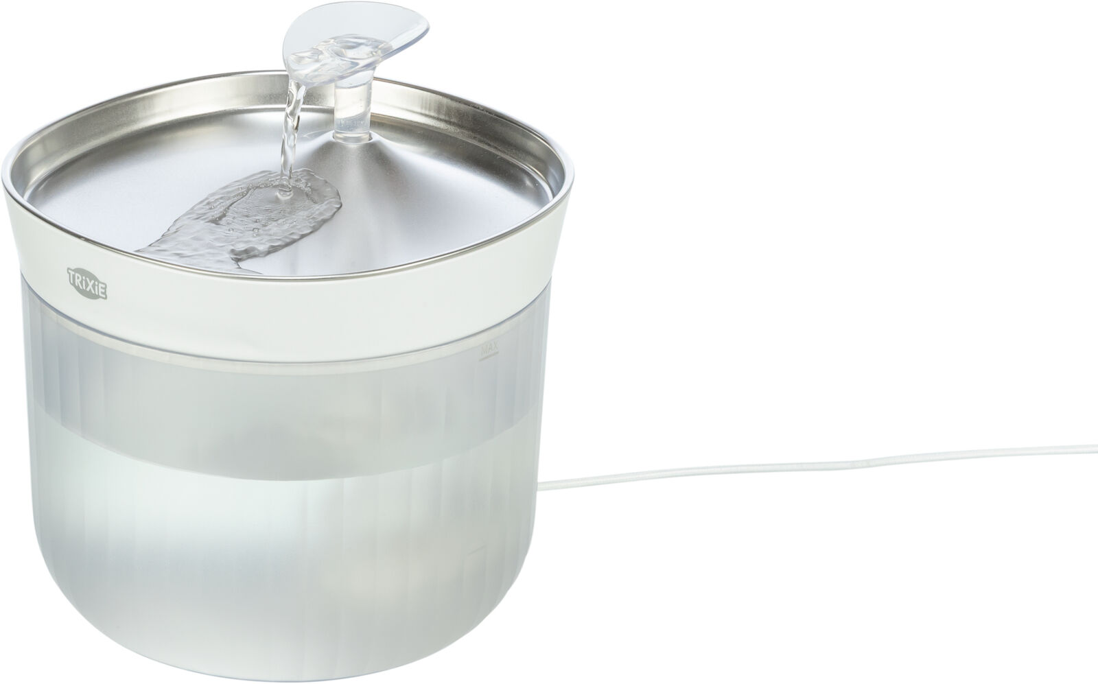 Fontaine à eau Aqua Clear, plastique/acier inoxydable, 2,5 l Fontaine à eau Aqua Clear, plastique/acier inoxydable, 2,5 l
