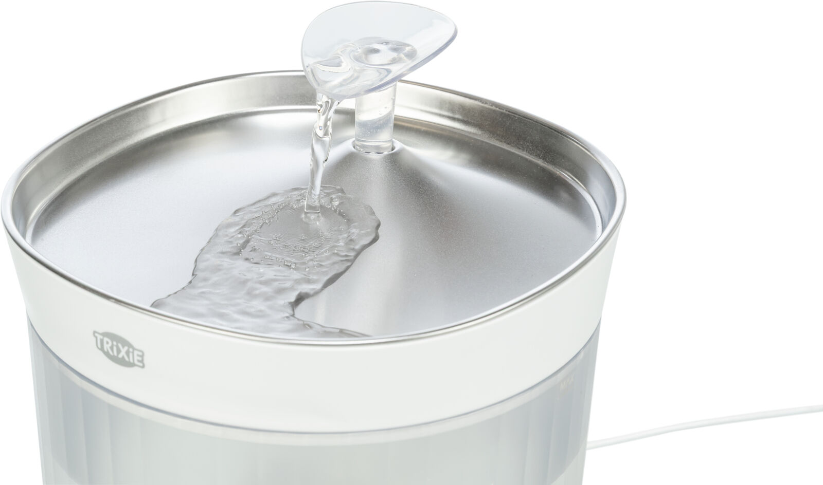 Fontaine à eau Aqua Clear, plastique/acier inoxydable, 2,5 l Fontaine à eau Aqua Clear, plastique/acier inoxydable, 2,5 l