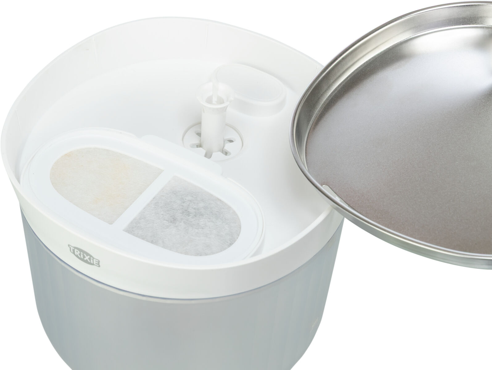 Fontaine à eau Aqua Clear, plastique/acier inoxydable, 2,5 l Fontaine à eau Aqua Clear, plastique/acier inoxydable, 2,5 l
