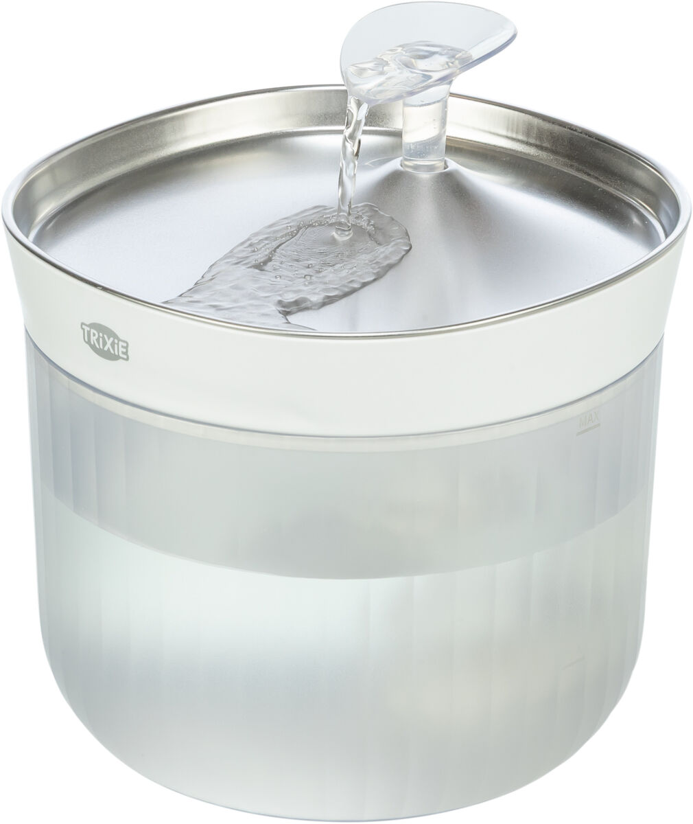 Fontaine à eau Aqua Clear, plastique/acier inoxydable, 2,5 l Fontaine à eau Aqua Clear, plastique/acier inoxydable, 2,5 l