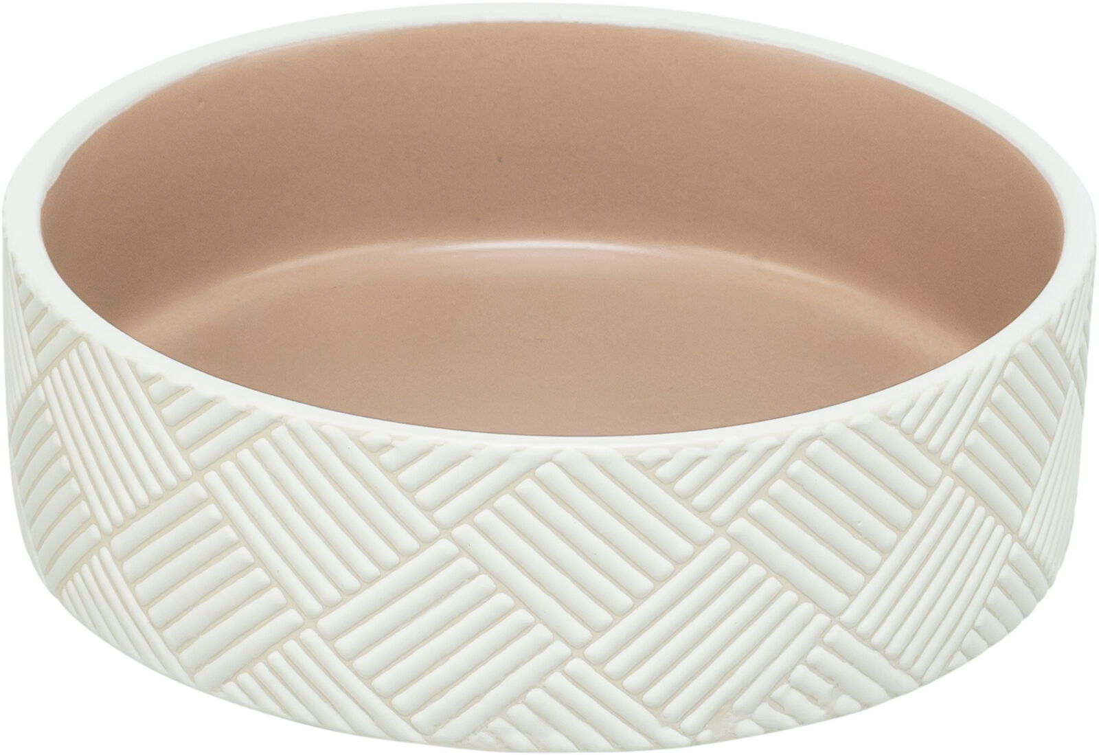 Gamelle en céramique Motif, 0,4 l/ø 14cm, blanc/beige Gamelle en céramique Motif, 0,4 l/ø 14cm, blanc/beige