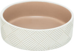 Gamelle en céramique Motif, 1 l/ø 18cm, blanc/beige