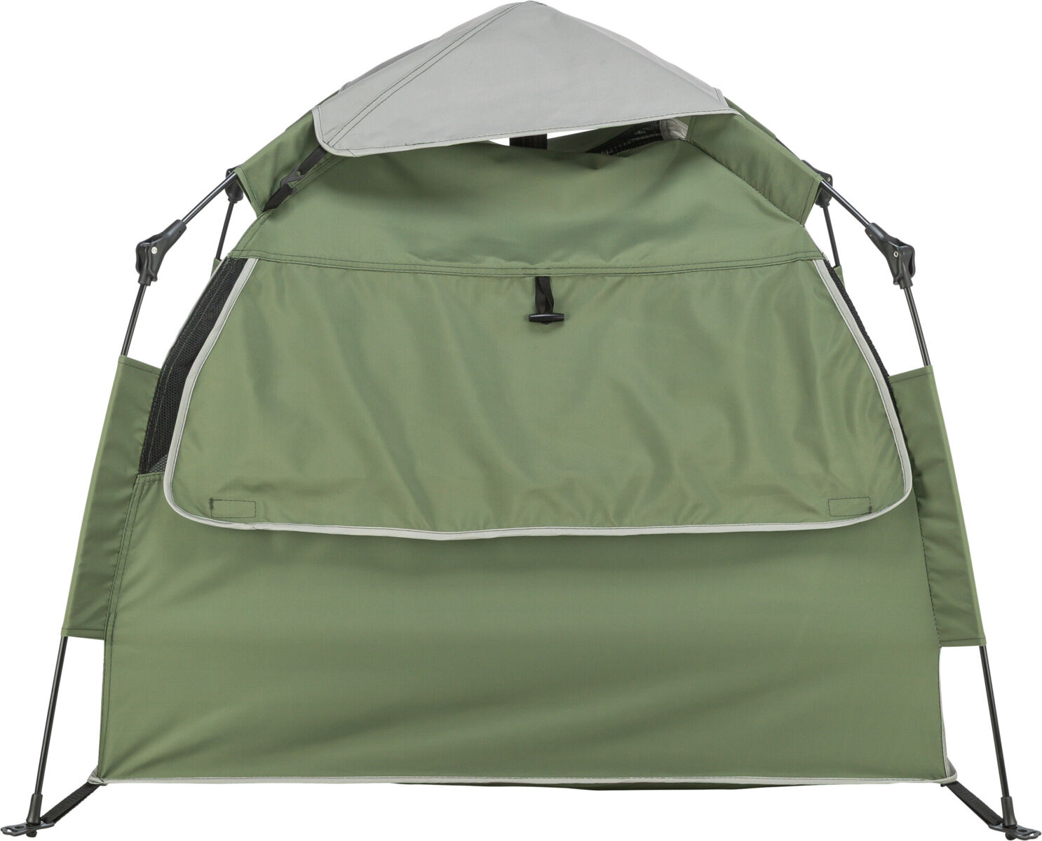 Pop-up tente pour chiens, 100×80×100cm, vert olive/beige Pop-up tente pour chiens, 100×80×100cm, vert olive/beige