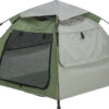 Pop-up tente pour chiens, 100×80×100cm, vert olive/beige