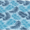 Matelas rafraîchissant avec feuilles de palmier, 65×50cm, bl