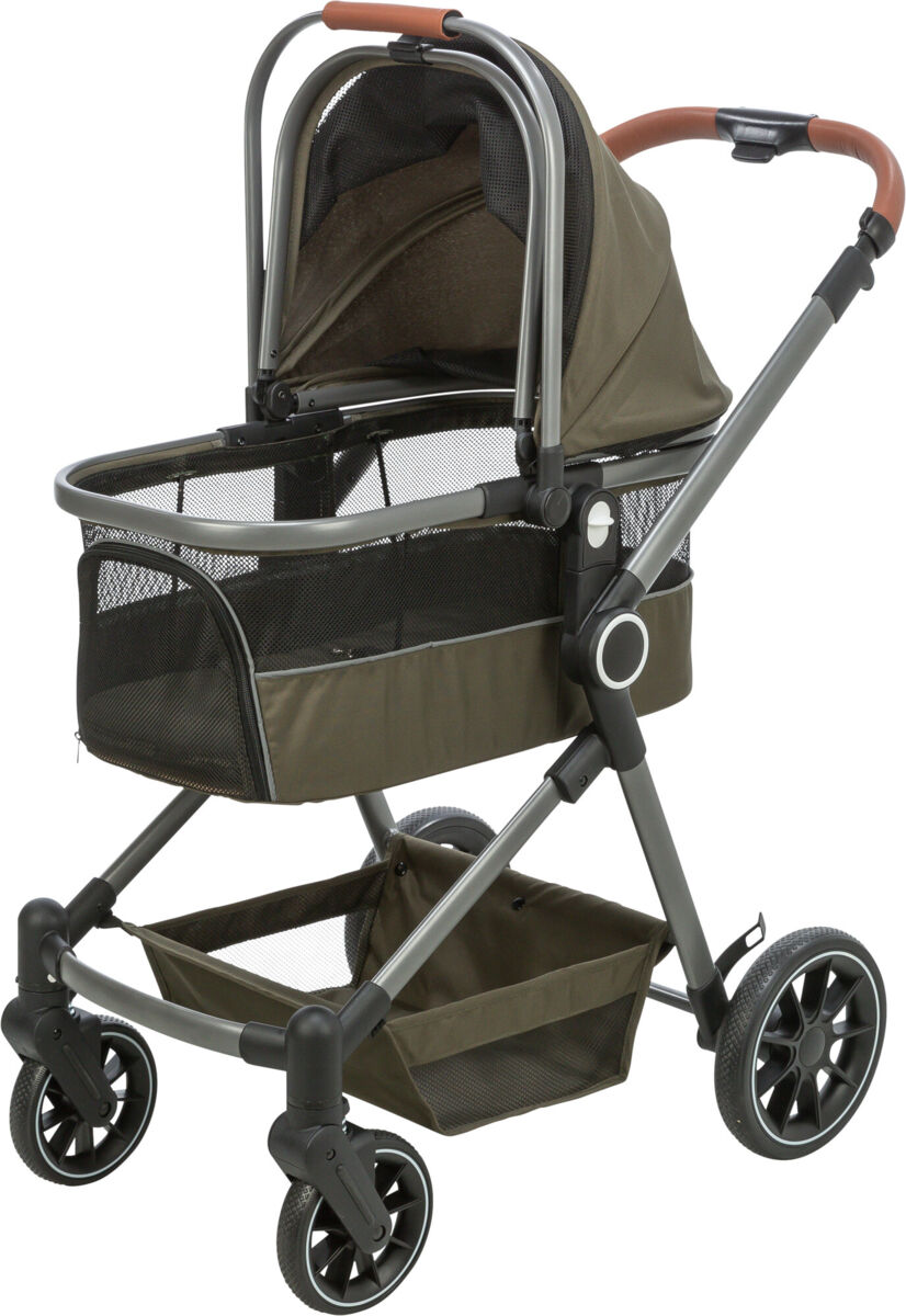 Poussette, 56×101×100cm, 7,5 kg, vert olive Poussette, 56×101×100cm, 7,5 kg, vert olive