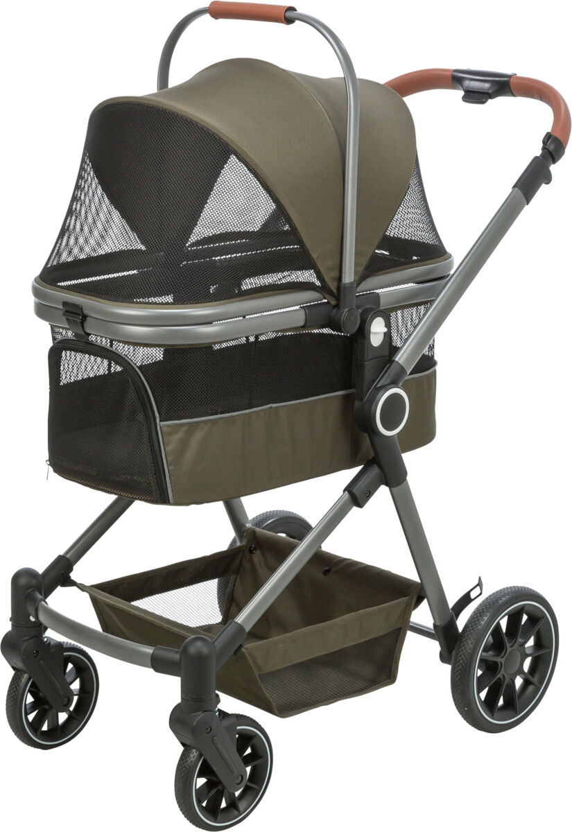 Poussette, 56×101×100cm, 7,5 kg, vert olive Poussette, 56×101×100cm, 7,5 kg, vert olive