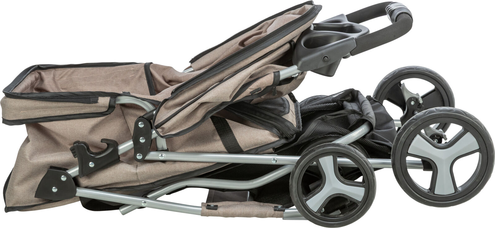 Poussette, 47×100×80cm, 4,9 kg, taupe Poussette, 47×100×80cm, 4,9 kg, taupe