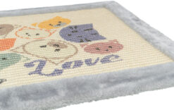 Alternative view of Tapis grattoir Mimi avec jouet, 70×45cm, gris