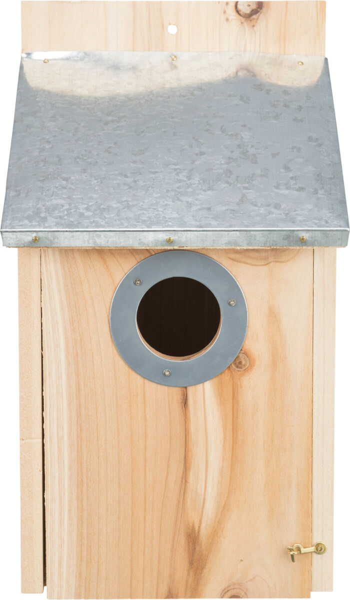 Nistkasten für Stare, Kiefernholz 18×31×16cm/ø 4,5cm Nistkasten für Stare, Kiefernholz 18×31×16cm/ø 4,5cm