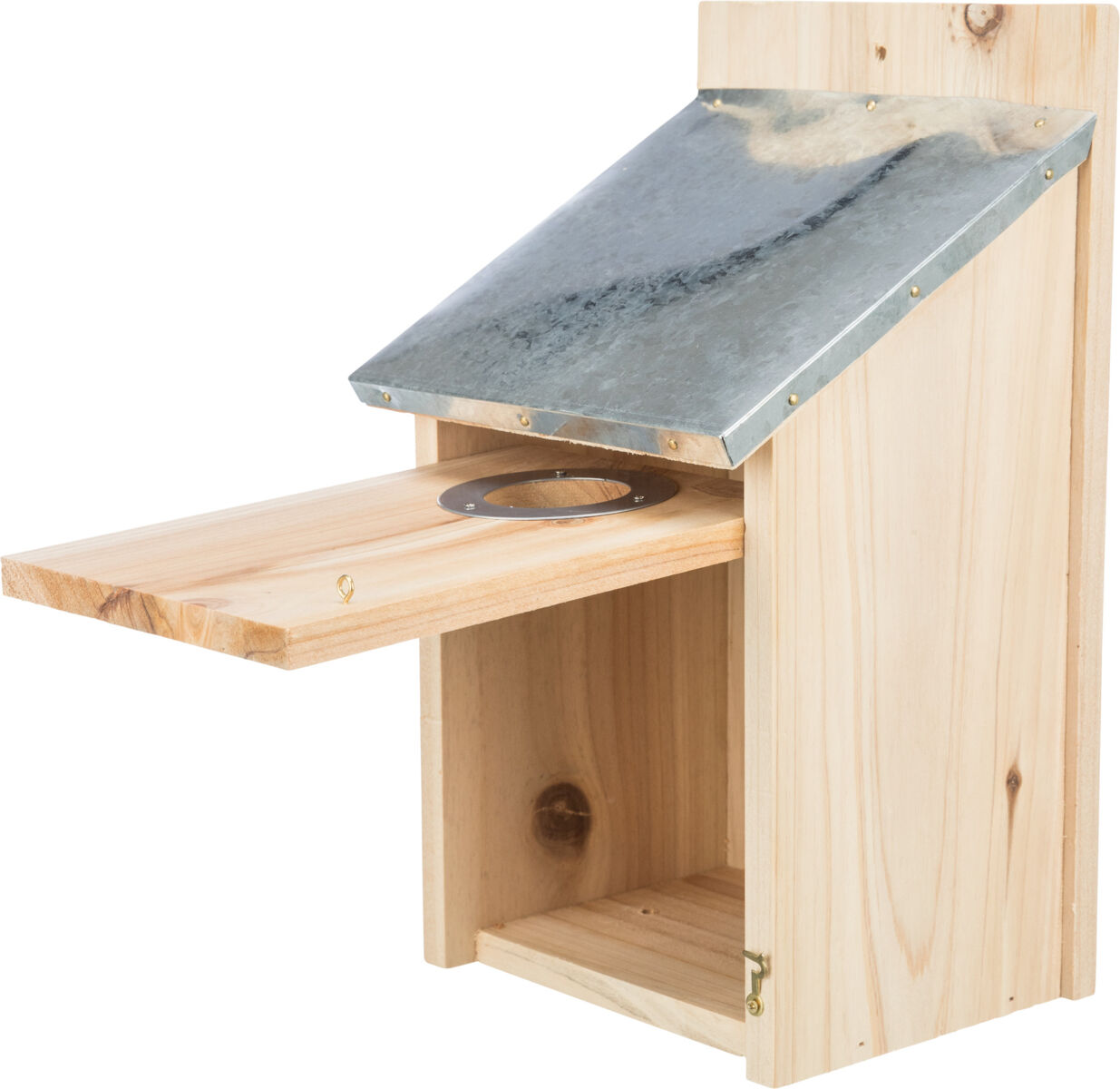 Nistkasten für Stare, Kiefernholz 18×31×16cm/ø 4,5cm Nistkasten für Stare, Kiefernholz 18×31×16cm/ø 4,5cm