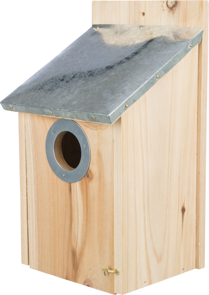 Nistkasten für Stare, Kiefernholz 18×31×16cm/ø 4,5cm Nistkasten für Stare, Kiefernholz 18×31×16cm/ø 4,5cm