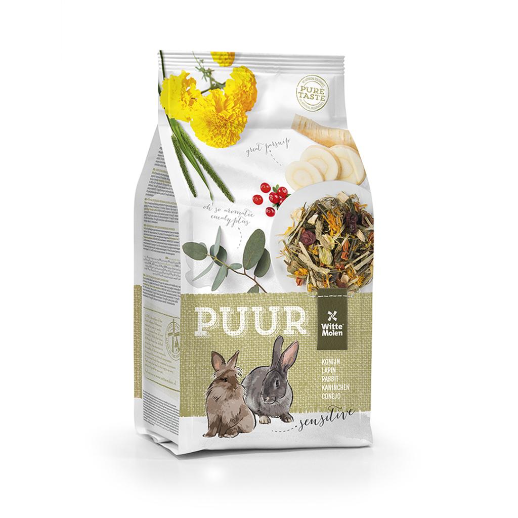 Puur Kaninchen Sensitive Alleinfutter MHD 07/26 800gr. Puur Kaninchen Sensitive Alleinfutter MHD 07/26 800gr.