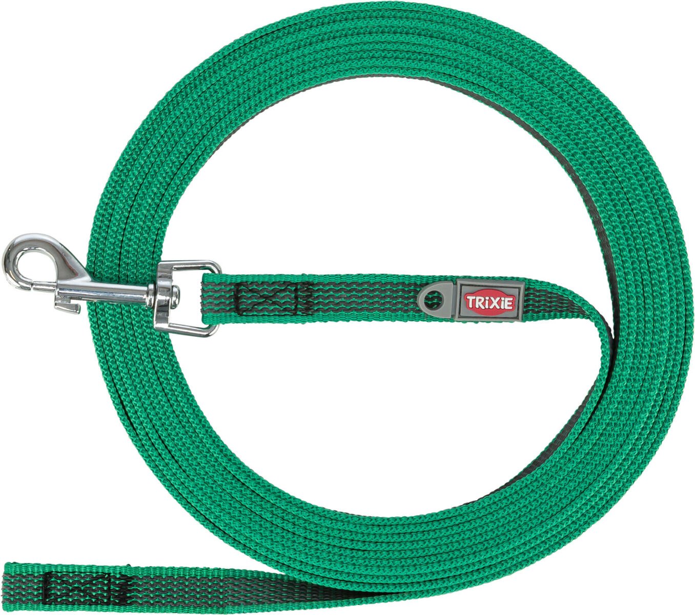 Schleppleine, gummiert, grün S-M: 15 m/15 mm Schleppleine, gummiert, grün S-M: 15 m/15 mm