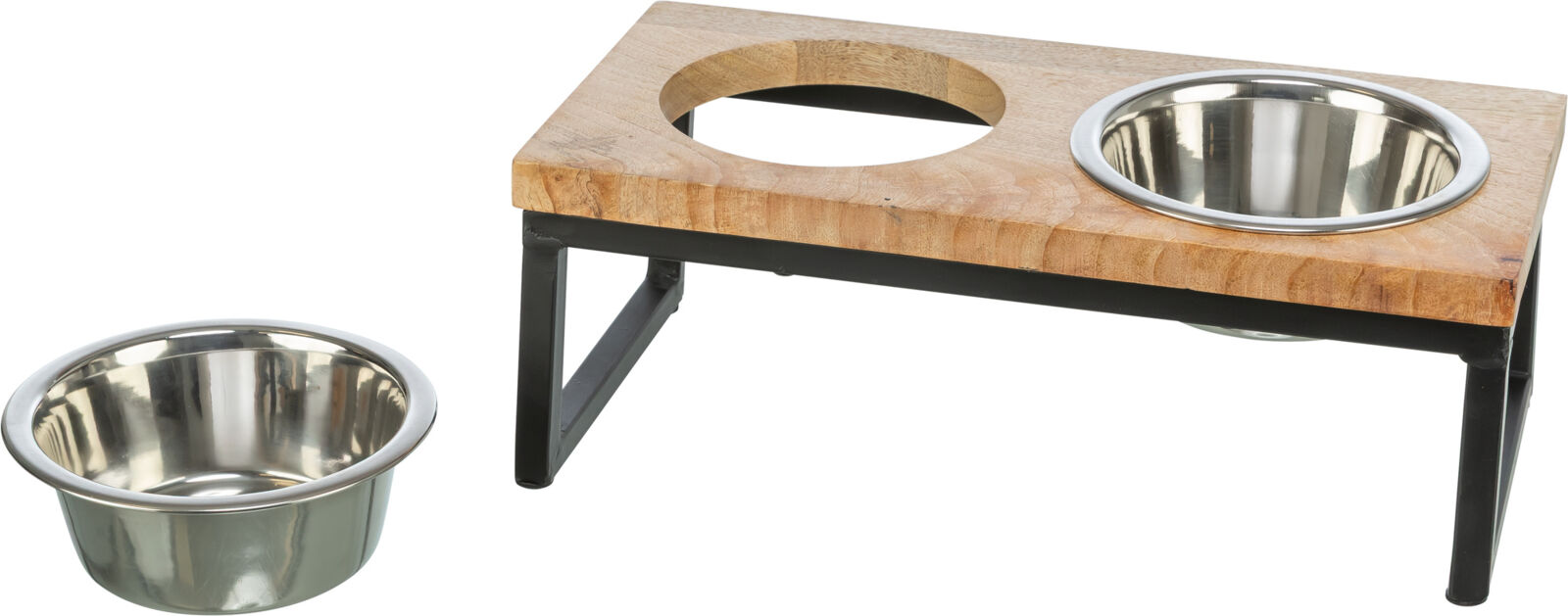 Bar pour chien, noir/brun 2×0,45 l/ø 13cm/31×16×8cm Bar pour chien, noir/brun 2×0,45 l/ø 13cm/31×16×8cm