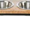 Hundebar, schwarz/braun