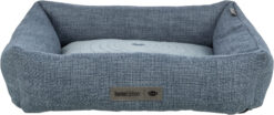 Lit Viviana, rectangulaire, bleu/bleu clair