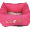 Honey & Hopper cuddly lit, fushia/beige