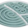 Plateau Lick'n'Snack, feuille, en TPR/PP, 28×21cm