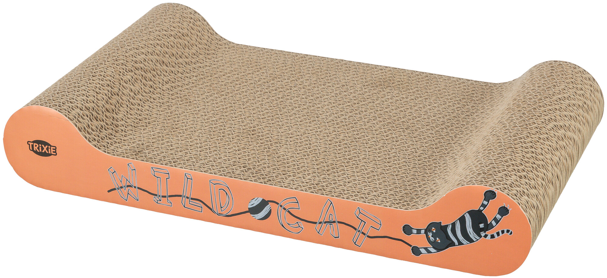 Kratzpappe Wild Cat, 41×7×24cm, orange Kratzpappe Wild Cat, 41×7×24cm, orange