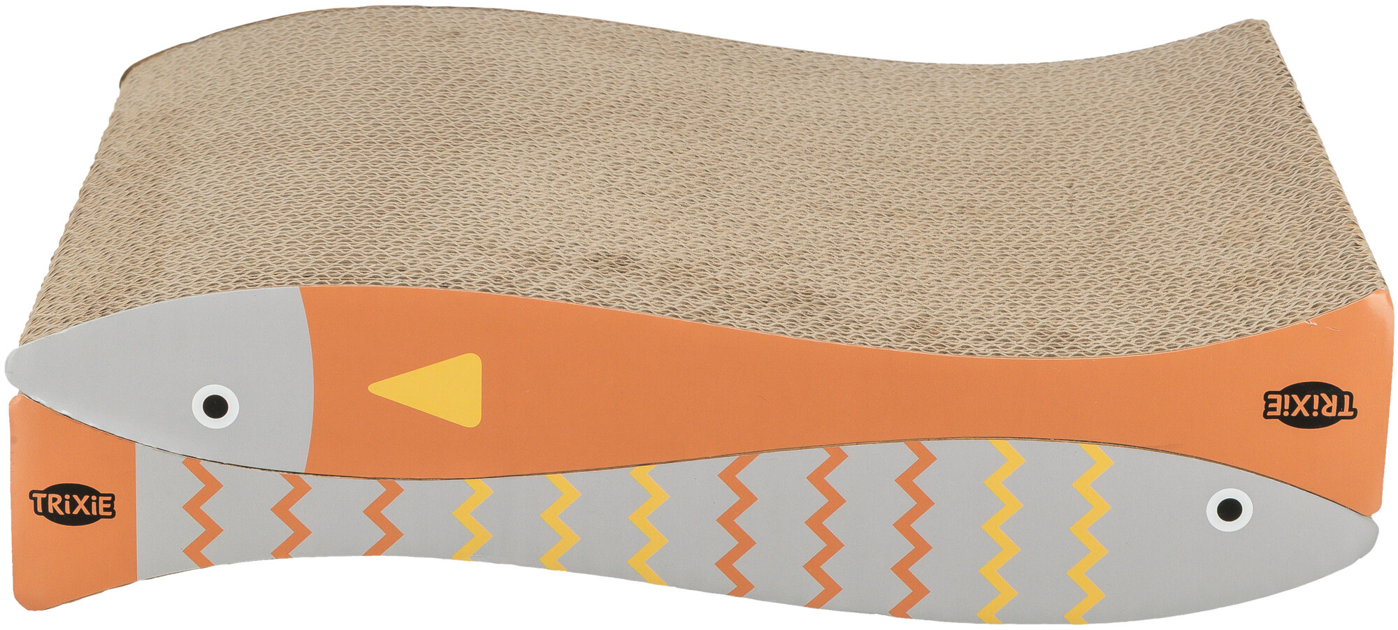 Plaque griffoir poisson, herbe à chat, 2 pièces, 40×30×11cm, Plaque griffoir poisson, herbe à chat, 2 pièces, 40×30×11cm,