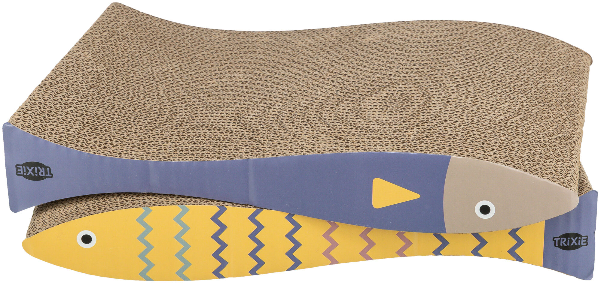 Plaque griffoir poisson, herbe à chat, 2 pièces, 40×30×11cm, Plaque griffoir poisson, herbe à chat, 2 pièces, 40×30×11cm,