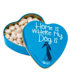 Sanal Dog friandises dans le coeur "Home is ..."