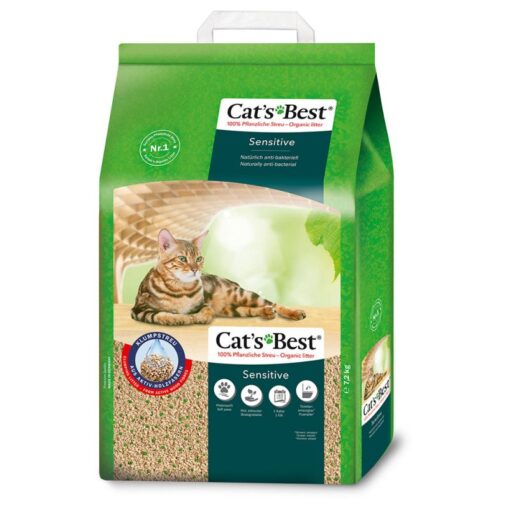 CAT'S BEST Sensitive granulés fins d. fibres d. bois tendre 20L/7,2kg